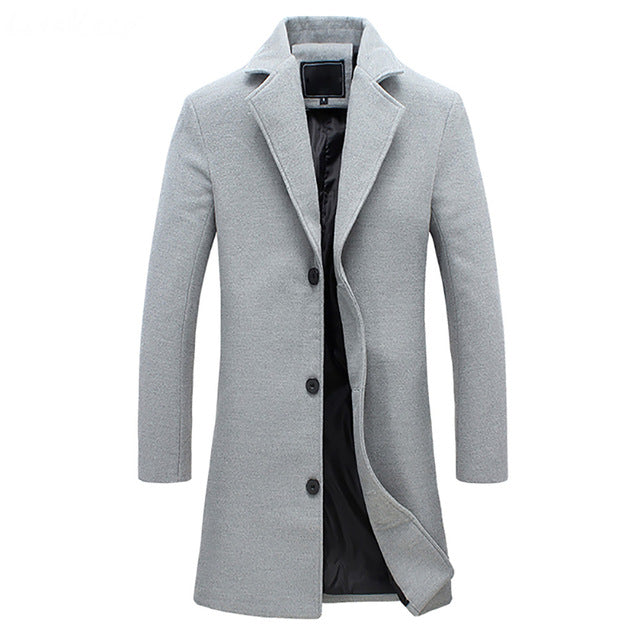 Men's Elegant Lapel Collar Coat