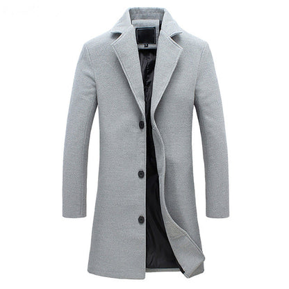 Men's Elegant Lapel Collar Coat