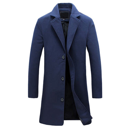 Men's Elegant Lapel Collar Coat