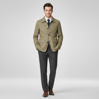 Herren Jacke Bequem Relaxed Fit - IdealeKleiden