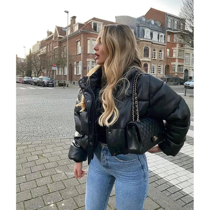 Gewatteertes Kleid Bequem Warm - IdealeKleiden