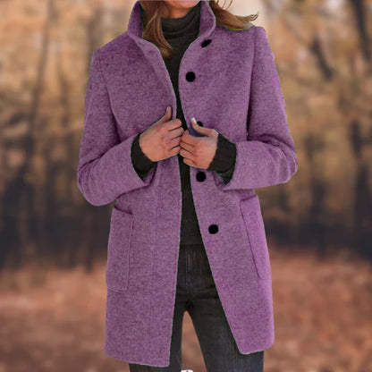 Women's Coat Buttons Elegant Fashionable