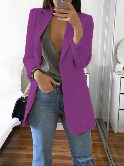 Schmale Blazer Damen Modern Elegant