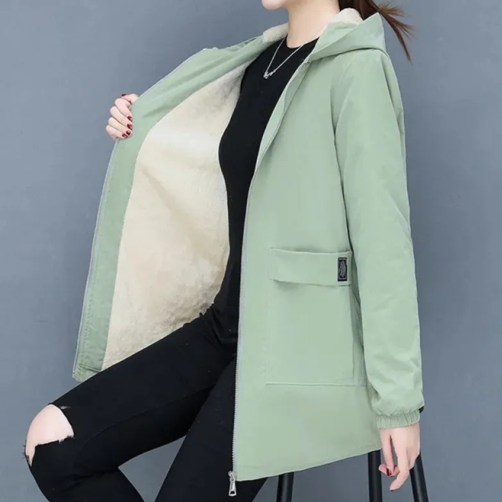 Stylish Women's Winter Jacket with Hood