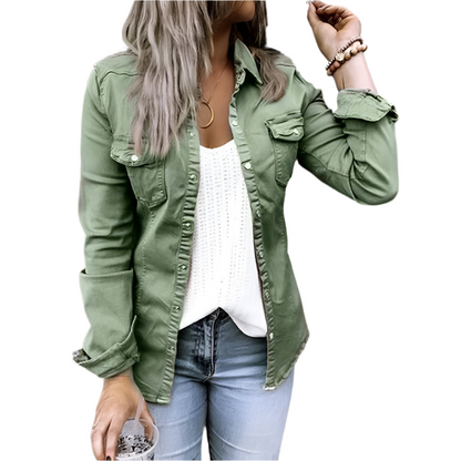 Modern Women's Trendy Denim Jacket