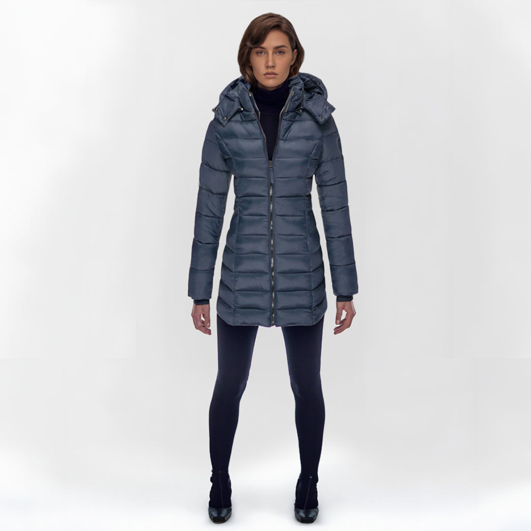 Long Down Jacket Warm & Elegant