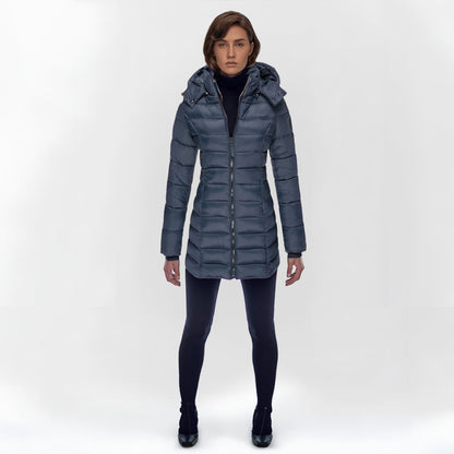 Long Down Jacket Warm & Elegant