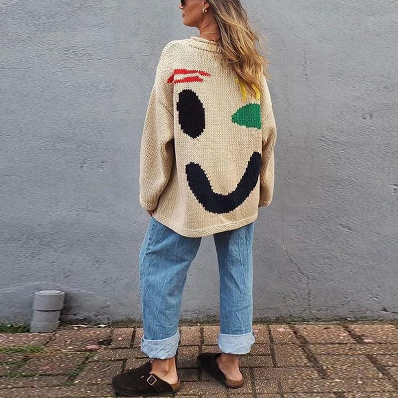 Boho Style Cozy Pullover