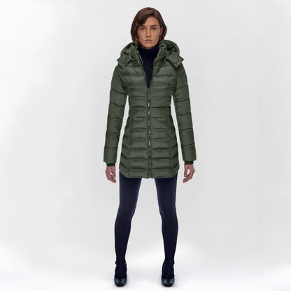 Long Down Jacket Warm & Elegant