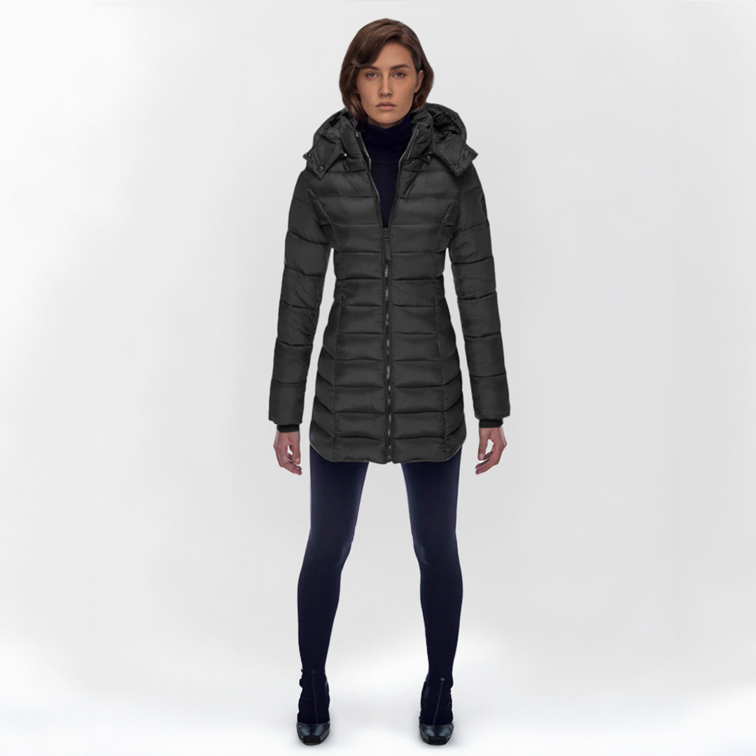 Long Down Jacket Warm & Elegant