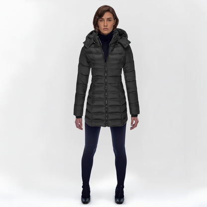 Long Down Jacket Warm & Elegant