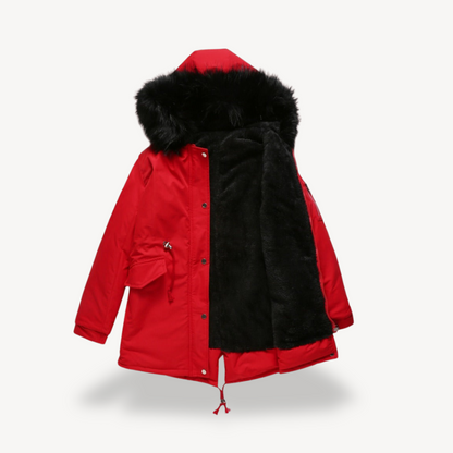 Women's Faux Fur Parka Winter Jacket
