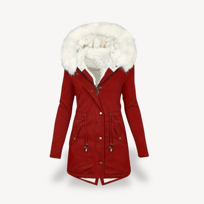 Women's Faux Fur Parka Coat Winter Jacket