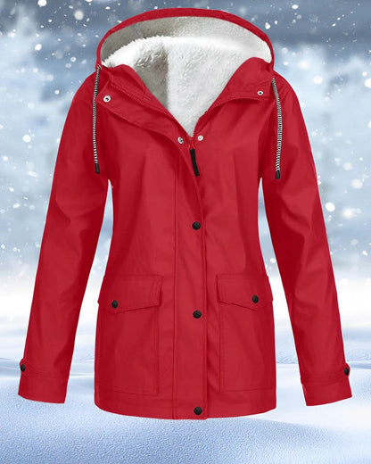 Winter Parka Jacket Faux Fur Lined Warm Insulated