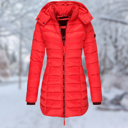 Stylish Women's Mid-Length Winter Jacket