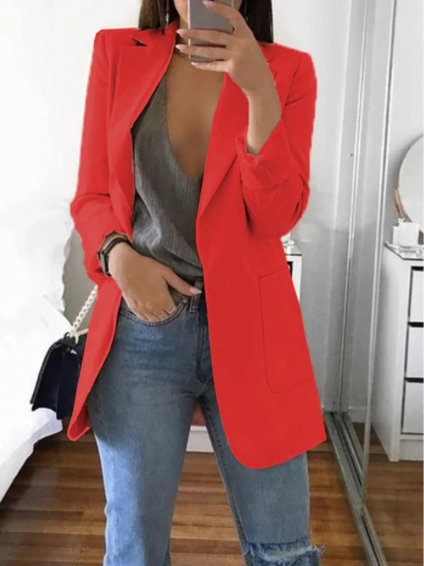 Schmale Blazer Damen Modern Elegant