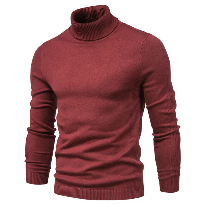 Noah - Fine-knit Roll Neck Sweater Slim Fit Cashmere