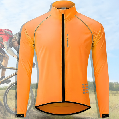 Sichtbare Fahrradjacke für Männer