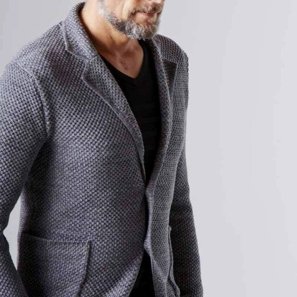 Men's Herringbone Blazer Classic Elegant
