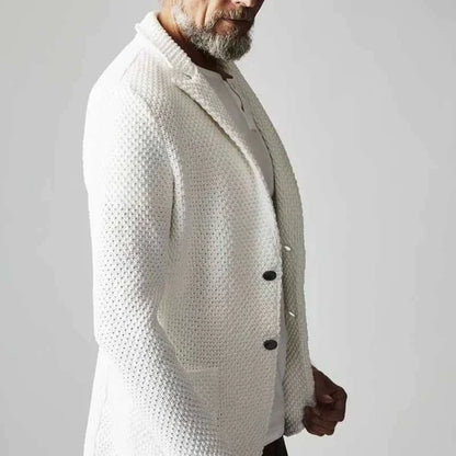 Men's Herringbone Blazer Classic Elegant