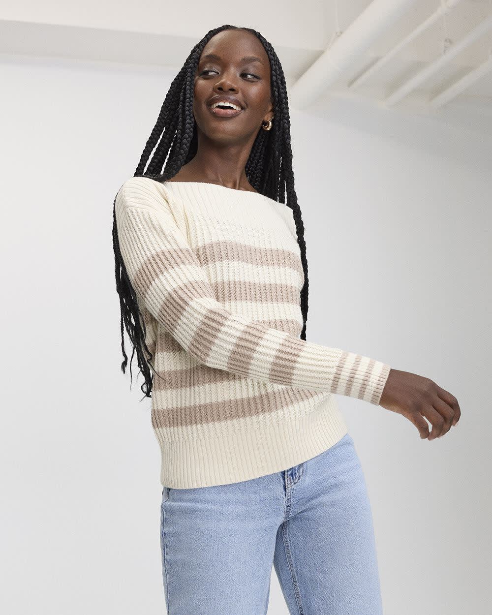 Stylischer Pullover Langärmlig Modern
