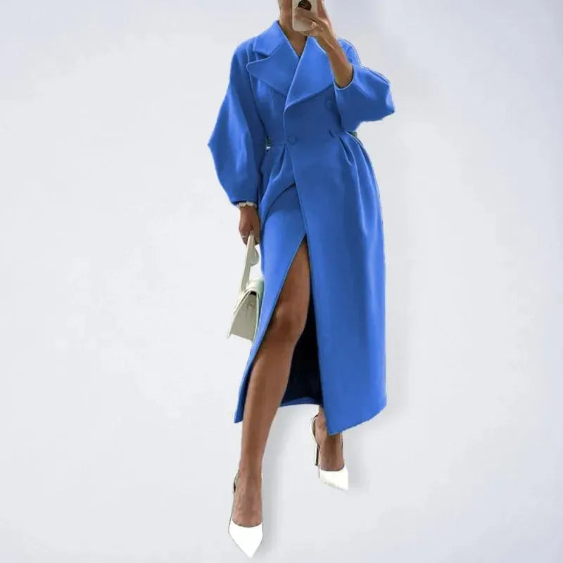 Retro Women's Wool Coat Vintage Style