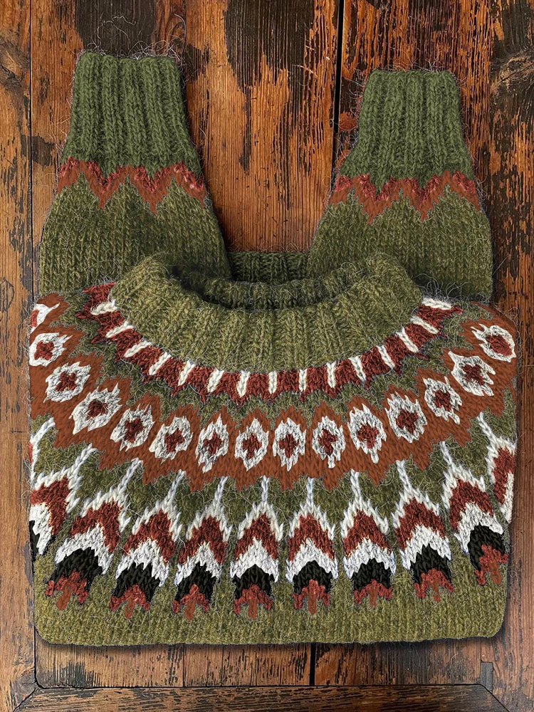Stylish Women's Sweaters Retro Look