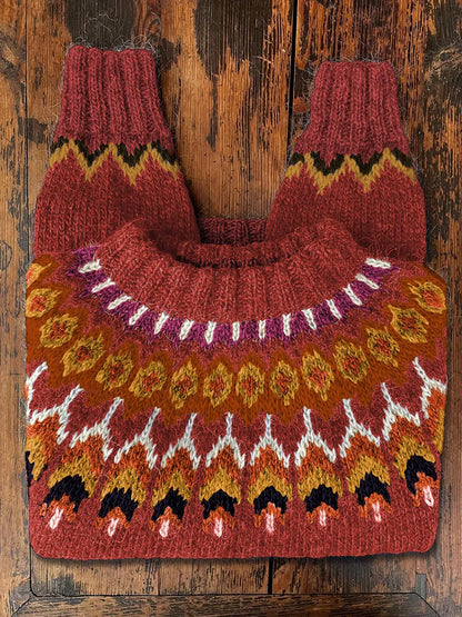 Stylish Women's Sweaters Retro Look