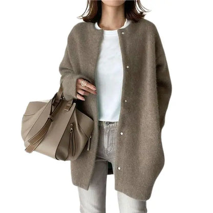 Retro Knitted Cardigan Cozy Vintage Look