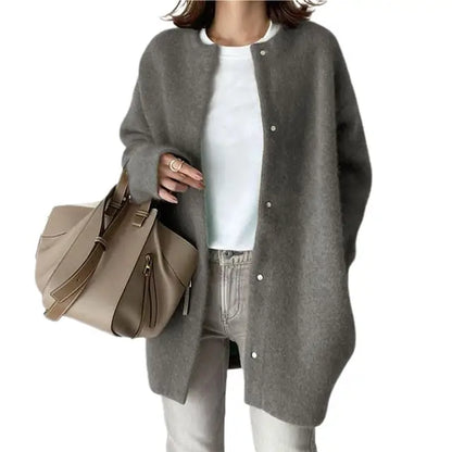 Retro Knitted Cardigan Cozy Vintage Look