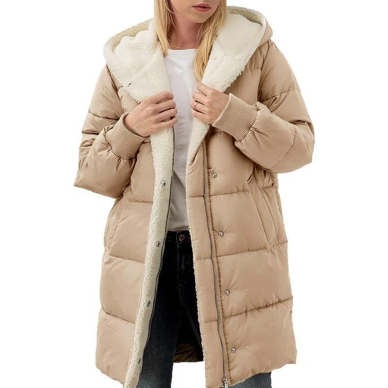 Women's Winter Coat Cotton Hood Warm