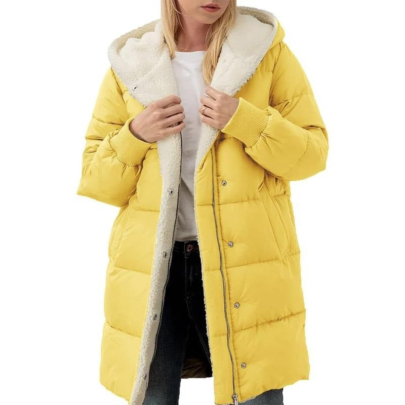 Women's Winter Coat Cotton Hood Warm