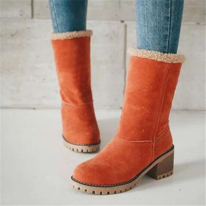 Stilvolle Stiefel Mit Blockabsatz - IdealeKleiden