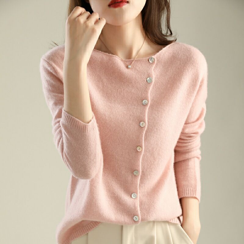 Soft Cardigan Comfortable Buttons Oversized