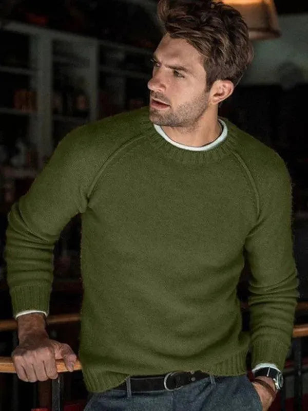 Stylish Men's Pullover Slim Fit Sweatshirt
