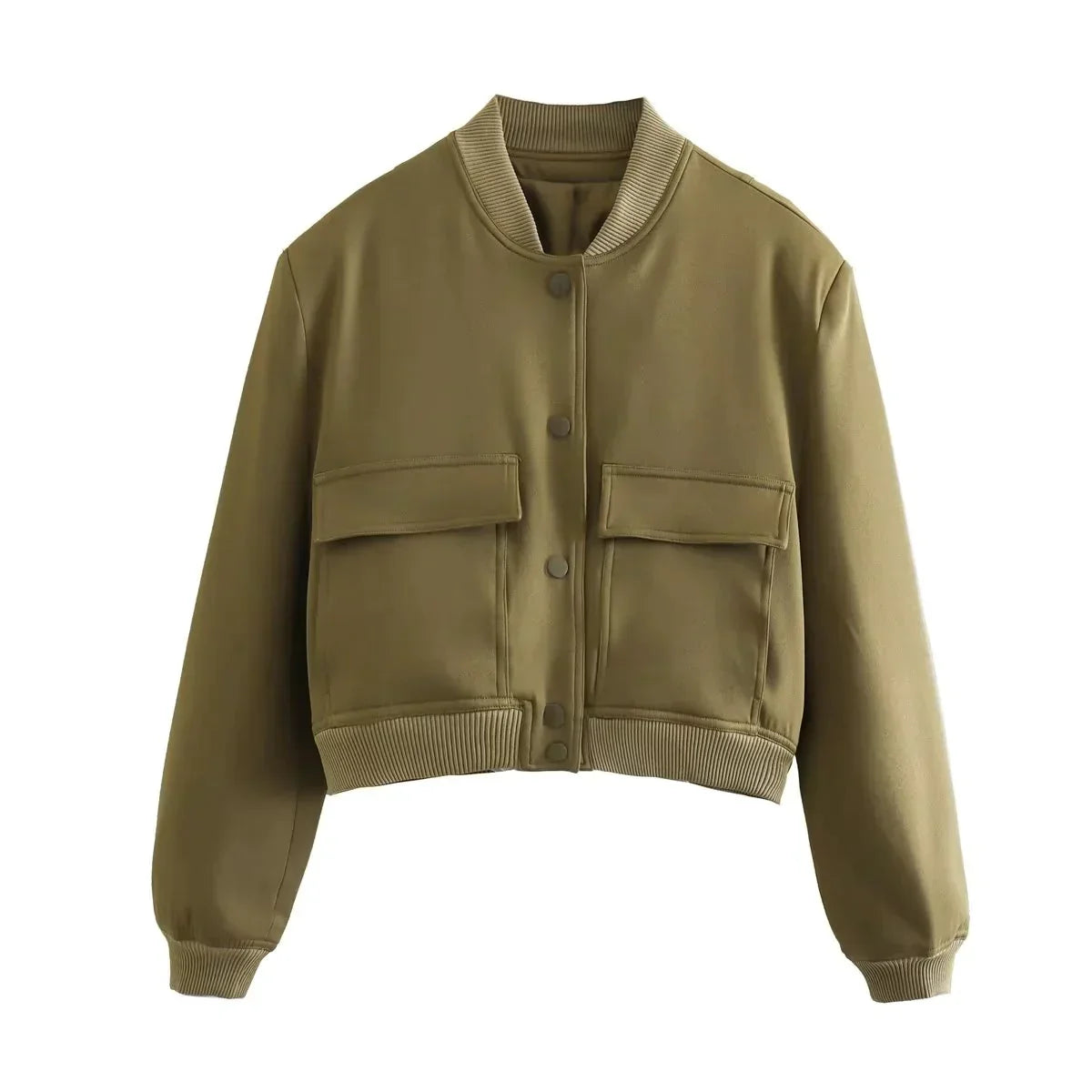 Soft Velour Bomber Jacket
