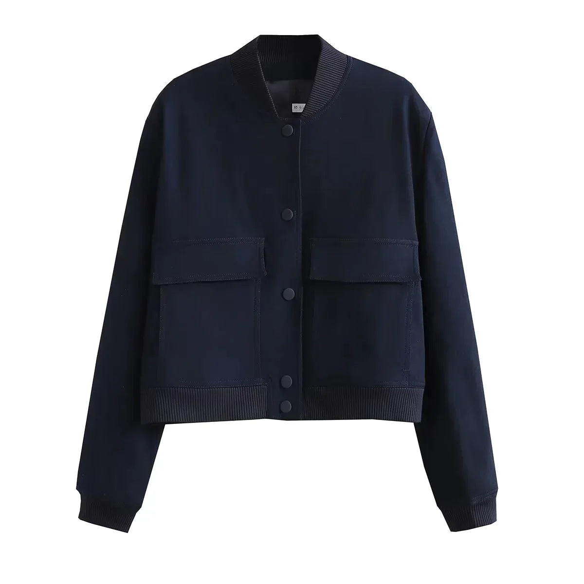 Soft Velour Bomber Jacket