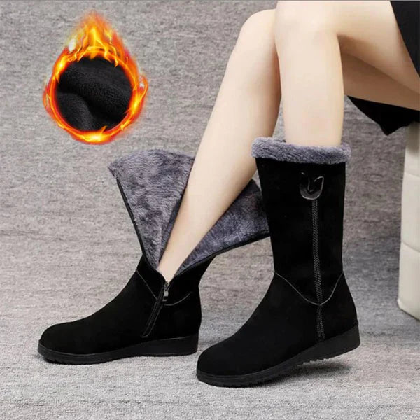 Warme Winterstiefel Damen Plüsch Thermo - IdealeKleiden