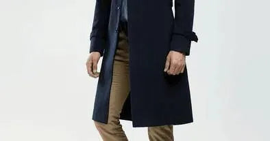 Stylish Men's Trench Coat Model
