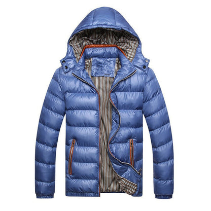 Warm winter coat quilted jacket insulated