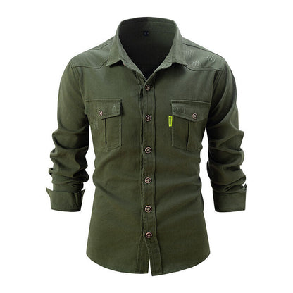 Casual Denim Shirt With Pockets