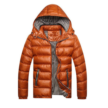 Warm winter coat quilted jacket insulated
