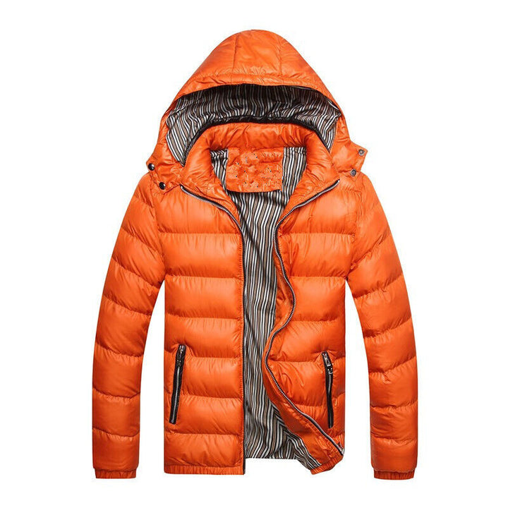 Warm winter coat quilted jacket insulated