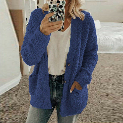 Soft Knit Cardigan Casual Chunky Knit Comfortable
