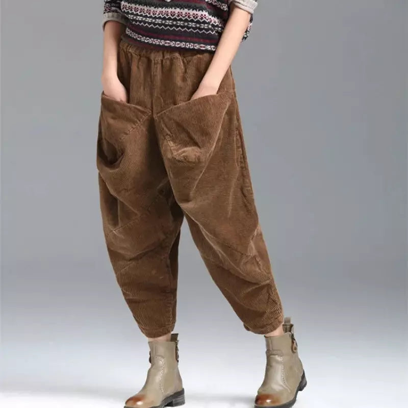 Comfortable Harem Pants Winter Baggy Style