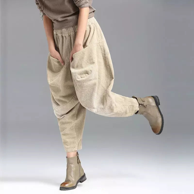 Comfortable Harem Pants Winter Baggy Style