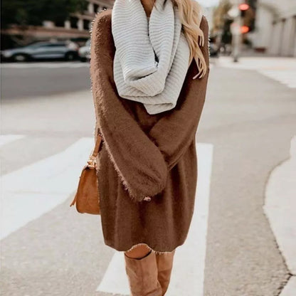 Women's Warm Elegant Knitted Winter Dress