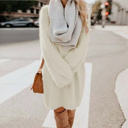 Women's Warm Elegant Knitted Winter Dress