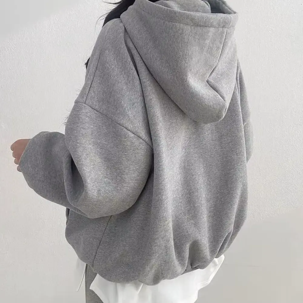 Warmes Fleece Hoodie Damen Herren - IdealeKleiden