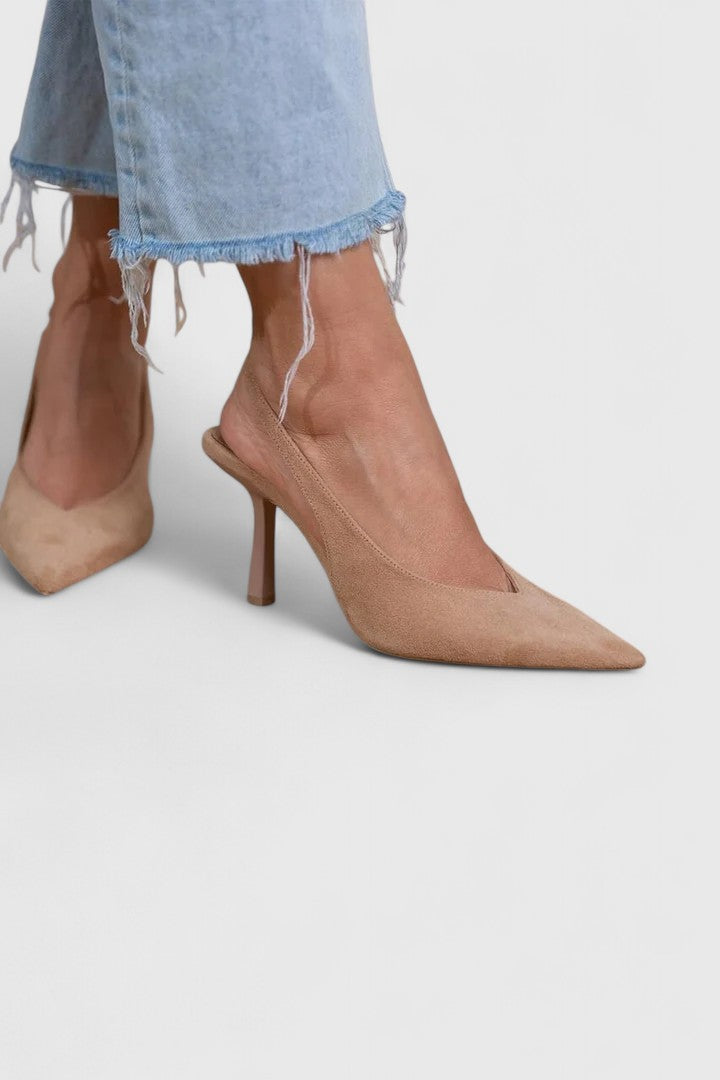 Damen High Heels Spitze Elegant Schuhe - IdealeKleiden